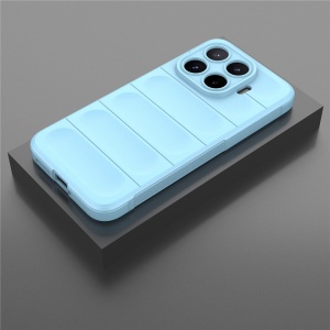 Husa pentru Xiaomi 17T Pro din Silicon Mat, Antisoc, set cu sticker, Magic Shield, Bleu - Img 6