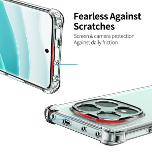Husa pentru Xiaomi Poco F7 Ultra, SKYDDAR INNOVATION, Shockproof Clear Silicone, Slim Silicon, Transparenta, set cu sticker - Img 4
