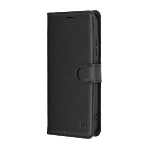 Husa pentru Xiaomi Poco F8 Pro, SKYDDAR INNOVATION, Leather Folio tip Carte, cu Portofel Interior, Finisaje Premium, set cu sticker, Negru - Img 5