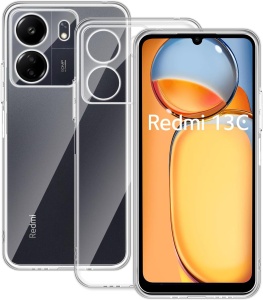 Husa pentru Xiaomi Redmi 13C 4G / Poco C65 / Redmi 13C 5G / Poco M6 din silicon transparent, SKDR ClearGuard - Transparent - Img 1