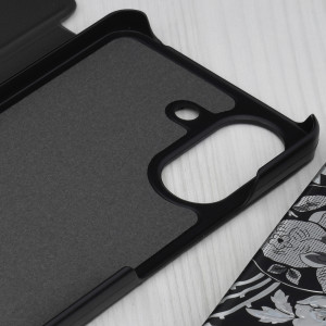 Husa pentru Xiaomi Redmi 13C 4G / Poco C65 tip carte, Skyddar Eco View Leather - Negru - Img 4