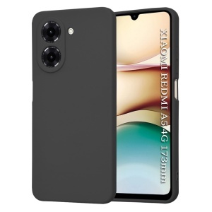 Husa pentru Xiaomi Redmi A5 4G (Standard), SKYDDAR INNOVATION, din Silicon Catifelat, SoftElegance, set cu sticker, Negru