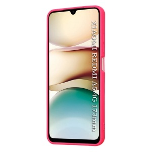 Husa pentru Xiaomi Redmi A5 4G (Standard), SKYDDAR INNOVATION, din Silicon Catifelat, SoftElegance, set cu sticker, Fucsia - Img 4