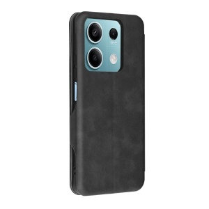 Husa pentru Xiaomi Redmi Note 13 5G, SKYDDAR INNOVATION, Safe Wallet tip carte din Piele Ecologica, Suport Carduri, Inchidere Magnetica, Negru, set cu sticker  - Img 8