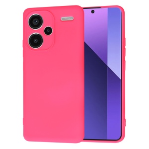 Husa pentru Xiaomi Redmi Note 13 Pro+ 5G din Silicon Catifelat, Protectie Premium, Skyddar SoftElegance - Fucsia - Img 6