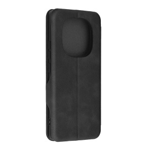 Husa pentru Xiaomi Redmi Note 14 Pro 4G / Poco F7, SKYDDAR INNOVATION, Pocket Safe, tip carte din Piele Ecologica, Suport Carduri, Inchidere Magnetica, set cu sticker, Negru - Img 5