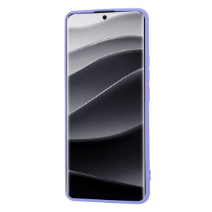 Husa pentru Xiaomi Redmi Note 14 Pro+ din Silicon Catifelat, Protectie Premium, Skyddar SoftElegance - Violet - Img 3