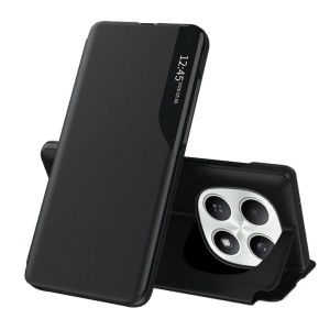 Husa pentru Xiaomi Redmi Note 15 Pro 4G, tip carte, set cu sticker, eFold, Negru