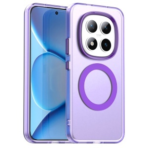 Husa pentru Xiaomi Redmi Note 15 Pro+ 5G / Poco M8 Pro 5G, MagSafe, Antisoc, set cu sticker, CandyCase, Mov