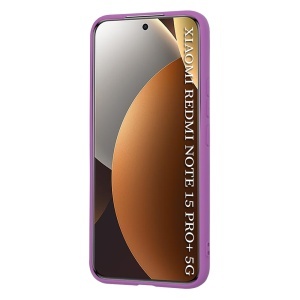Husa pentru Xiaomi Redmi Note 15 Pro+ 5G / Poco M8 Pro 5G, SKYDDAR INNOVATION, din Silicon Catifelat, SoftElegance, set cu sticker, Mov - Img 2