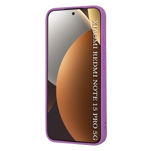 Husa pentru Xiaomi Redmi Note 15 Pro 5G, SKYDDAR INNOVATION, din Silicon Catifelat, SoftElegance, set cu sticker, Mov - Img 2