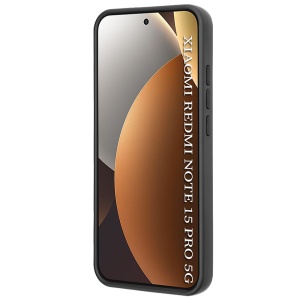 Husa pentru Xiaomi Redmi Note 15 Pro 5G, SKYDDAR INNOVATION, Glinth cu Inel Rotativ 360° Magnetic, set cu sticker, Negru  - Img 6