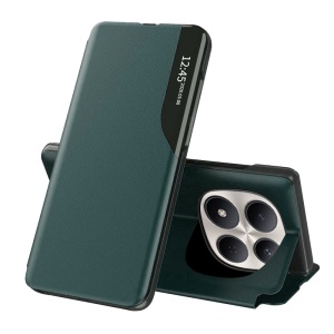 Husa pentru Xiaomi Redmi Note 15 Pro 5G, tip carte, set cu sticker, eFold, Verde