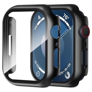 Husa Protectie 360°, Ultra-Subtire, Anti-Soc pentru Apple Watch 1 / 2 / 3 (42mm), Anti-Soc Full Screen - Negru
