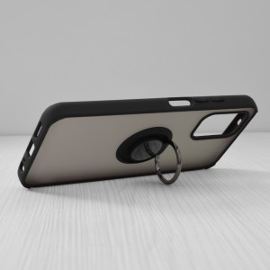 Husă Realme 8 4G / 8 Pro 4G SKYDDAR Glinth+ cu Inel Rotativ 360°, Compatibilitate Magnetică, Absorbție Șocuri, Design Subțire și Elegant - Negru - Img 4
