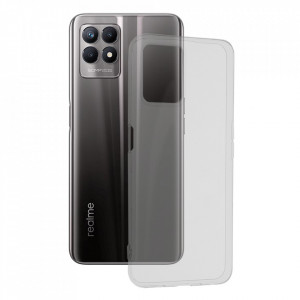 Husa Realme 8i, din silicon TPU slim, Techsuit - Transparent