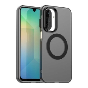 Husa Samsung Galaxy A17 5G, Magsafe, set cu sticker, CandyCase, Negru