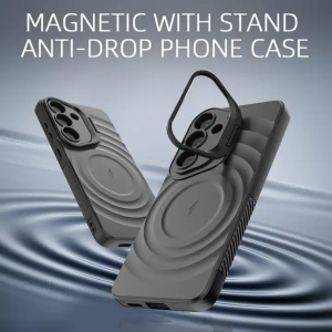 Husa Samsung Galaxy S25 Ultra, SKYDDAR, Pulse Case Magsafe din Silicon, Negru - Img 3