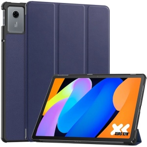 Husa tableta pentru Lenovo Idea Tab 11, SKYDDAR INNOVATION, cu suport Multi-Unghi si functie Sleep/Wake, FoldPro, Albastru, set cu sticker