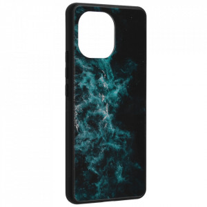 Husa Xiaomi Mi 11 cu sticla securizata, Techsuit Glaze - Blue Nebula - Img 2