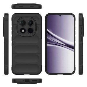Husa Xiaomi Redmi Note 15 Pro 5G din Silicon Mat, set cu sticker, Magic Shield, Negru - Img 3