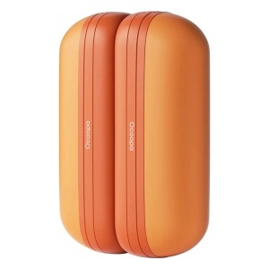Incalzitor de Maini Electric Ocoopa UT2s Mini, 2x 2600mAh, Incarcare Type-C, Design Magnetic, 3 Trepte Caldura, Portabil, Portocaliu
