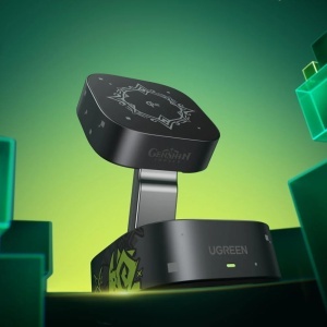 Incarcator Pliabil fara Fir 2in1, 15W, USB-C, MPP, Cablu 1m, Ugreen W702, Negru - Img 5