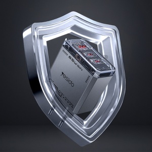 Incarcator priza, 2x USB-C, USB-A, GaN, 65W, Incarcare rapida, Yesido, Alb - Img 6