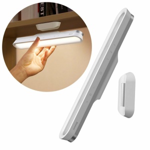 Lampa Birou LED cu Reglaj Stepless, Lumina Calda-Neutra 3000K–5000K, Acumulator 1800mAh, Prindere Magnetica, Baseus Pro DGXC, Alb