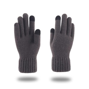 Manusi iarna Touch Screen, captusite, pentru ski, aer liber, SKDR st0012- Gri