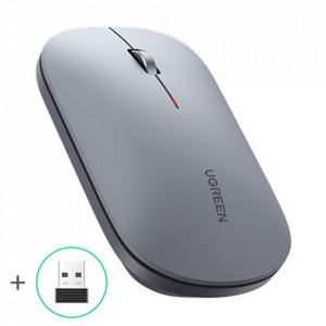 Mouse Fara Fir 1000-4000 DPI, Ugreen Slim Design MU001, Gri - Img 2