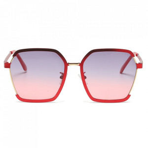 Ochelari de soare dama cu protectie UV (191), Techsuit - Rosu - Img 2
