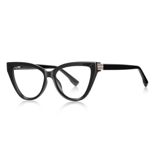 Ochelari Protectie Blue Light Unisex/Femei, SKYDDAR INNOVATION, Rame Policarbonat, 2279, Design Modern, set cu sticker, Negru