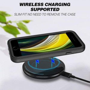 [Pachet 360°] Husa + Folie iPhone 5 / 5S / SE, Techsuit Defense - Negru - Img 6