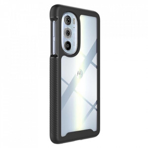 [Pachet 360°] Husa + Folie Motorola Edge 30 Pro, Techsuit Defense - Negru - Img 3