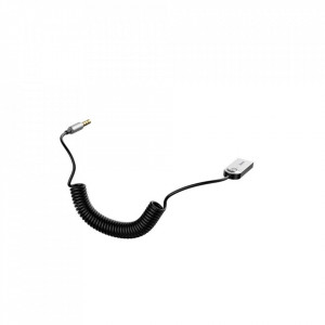 Reciver audio cu Jack 3.5mm si iesire auxiliar masina, Baseus (CABA01-01) - Negru - Img 3
