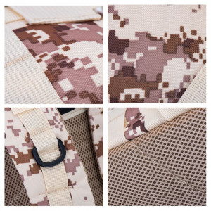 Rucsac Tactic 35L, Impermeabil, Compartimente Multiple, Curele Reglabile, Ideal Outdoor, Forcell Ranger Shark, Desert Camo - Img 2