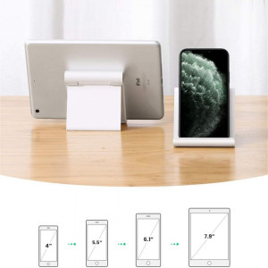 Suport Birou Pliabil, pentru Telefon si Tableta, 7.9, Techsuit (BK1), Negru - Img 5