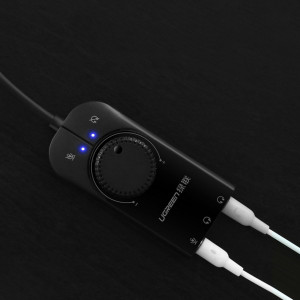 Adaptor Audio OTG USB la 3x Jack, Ugreen CM129, Negru - Img 4