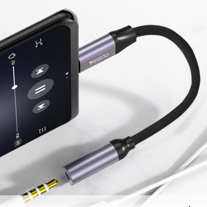 Adaptor Audio Type-C la Jack 3.5mm (YAU-19), Yesido - Negru - Img 2