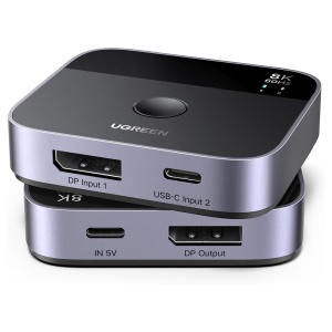 Adaptor Type-C, DP la Type-C, DP 4K@240Hz, 3D HDR, Plug&Play, Ugreen, Negru - Img 2
