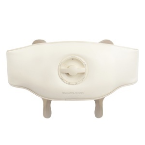 Aparat masaj cervical, 6 puncte masaj, Compresie termica, 2400mAh, Yesido, Beige