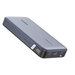 Baterie Externa cu Display Digital, USB, 2x Type-C, 25000mAh, PD3.0, 145W, 5V/3A, Ugreen PB205 - Space Gray - Img 5