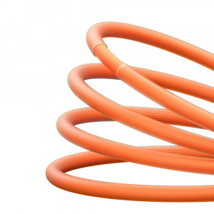 Cablu de Date USB la Lightning Fast Charging, 2.4A, 2m - Baseus CoolPlay Series (CAKW000507) - Orange - Img 6