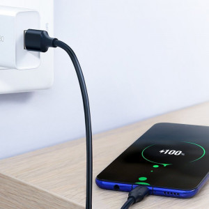 Cablu de Date USB la Type-C, PD18W, 3A, 2m, Ugreen US287, Alb - Img 7