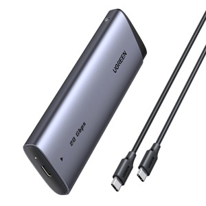 Carcasa SSD, M.2 NVMe/SATA, 20Gbps, 8TB, Ugreen CM767 - Gri - Img 1