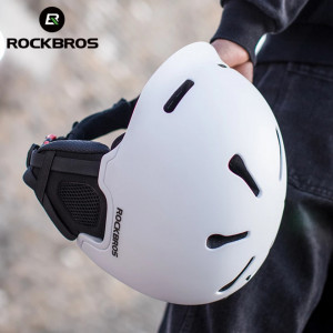 Casca protectie ciclism, reglabila, Marimea L (57-61cm), RockBros (SH-02BK-L) - Negru - Img 4