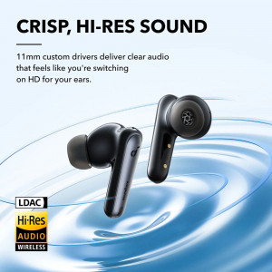 Casti In-Ear Bluetooth 5.3, ANC 2.0, Hi-Res, LDAC, IPX4, Anker SoundCore Liberty 4 NC, (A3947G11) - Black - Img 5