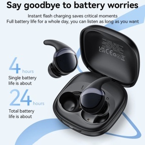 Casti wireless, Bluetooth 5.3, ANC, In-Ear, 300mAh, Yesido, Negru - Img 6