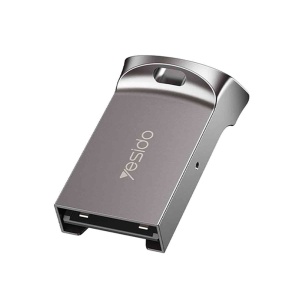 Cititor de carduri, USB la TF, 480Mbps, Aluminiu, Yesido, Gri